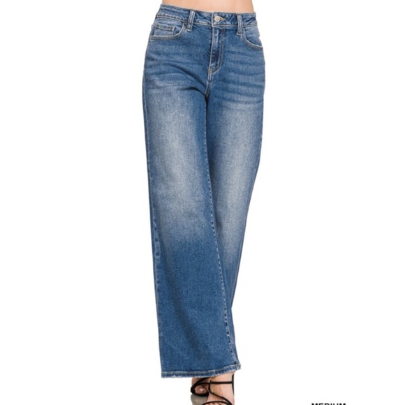 High Rise Blue Jeans - Picture 4 of 15